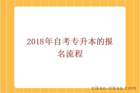 专升本自考报名时间